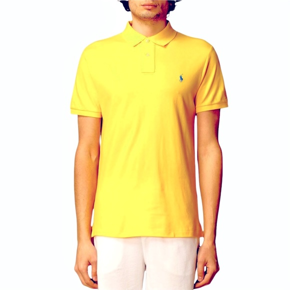 Polo Ralph Lauren Other - Polo Ralph Lauren Yellow with Navy Blue Pony
